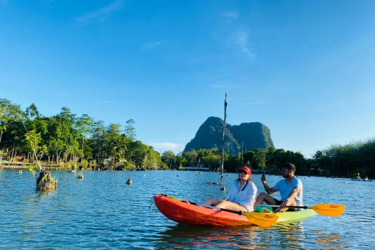 Klong Root Kayaking with Swinmming and ATV Riding Tour
